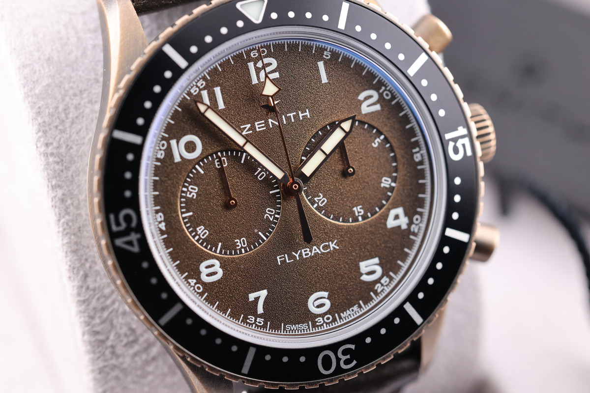 Zenith Pilot Cronometro Tipo CP-2 Flyback (29.2240.405/18.C801) - Full Set