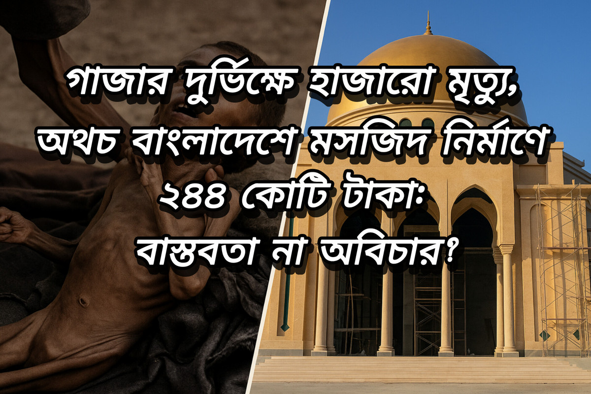 Gaza vs Mosque Spending