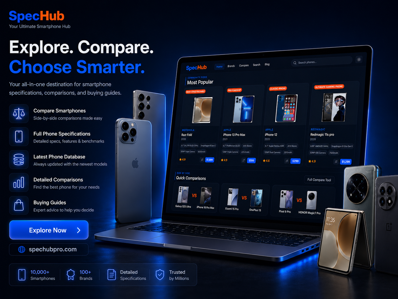 SpecHub - Explore, Compare, Choose Smarter