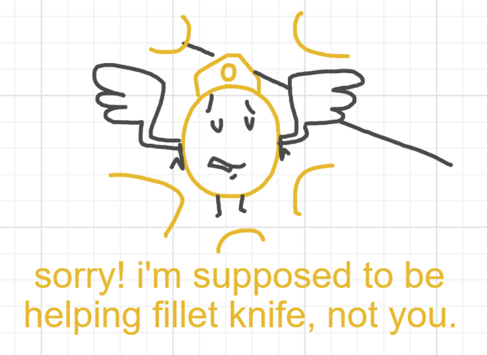 A panel from A Murder On The, episode six of the Board Boards object show by Furretwalk/WalkingFurret.