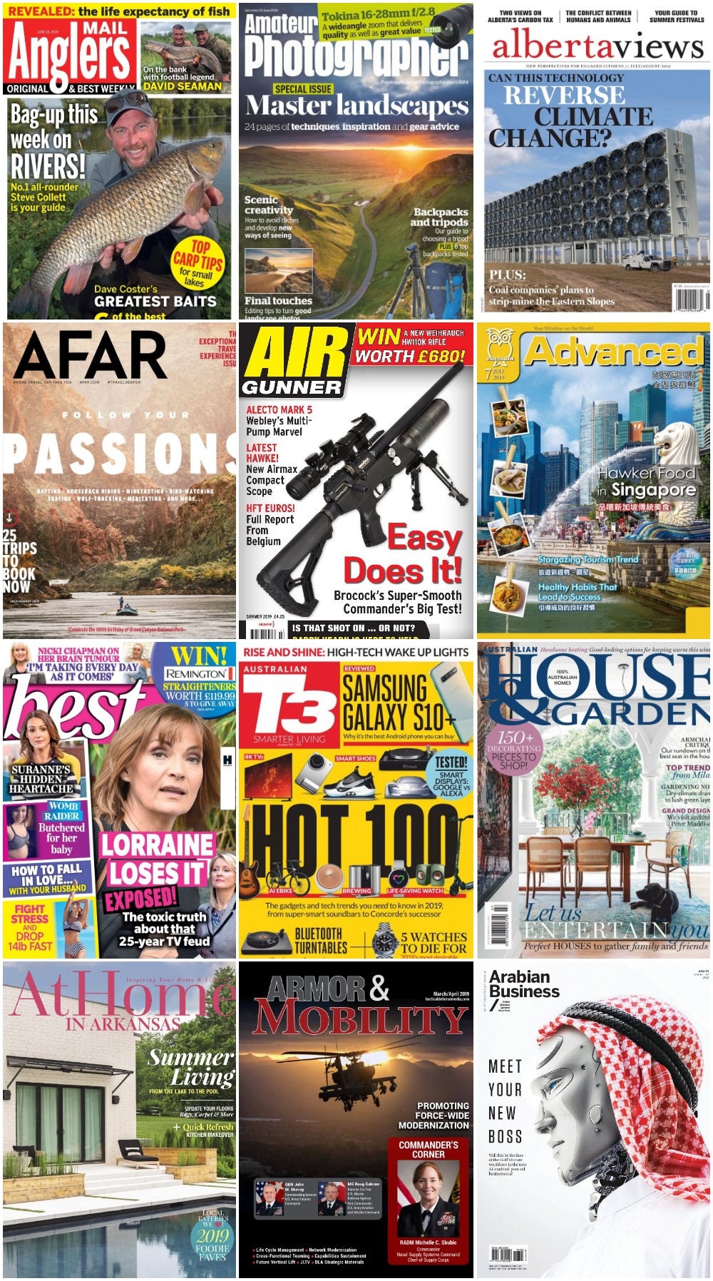 50 Assorted Magazines - June 28 2019