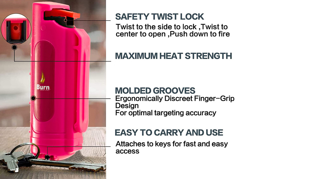 burn-pepper-spray-keychain-self-defense-mace-police-magnum-oc-spray-pink