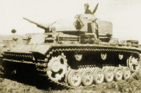 Blindados de la División Centauro en la batalla de Gafsa, Túnez