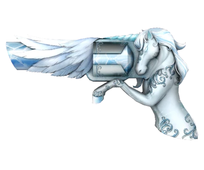 ice pegasus gun white