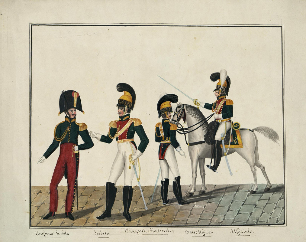 1810 Национальные драгуны Итальянских войск