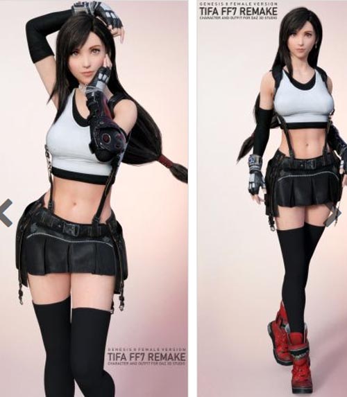 FF7 TIFA FOR G8 F