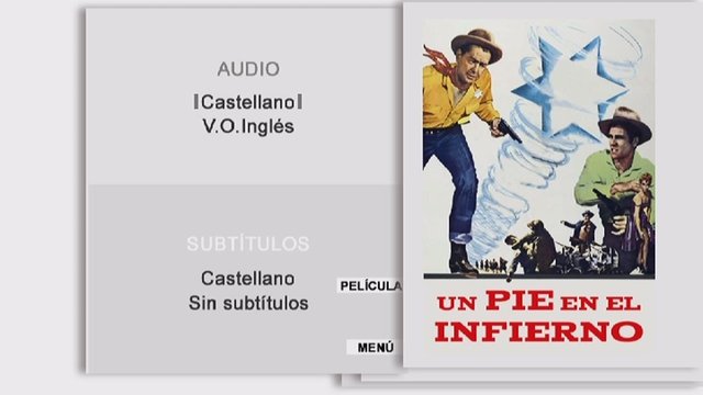 2 - Un Pié en el Infierno [DVD9Full] [PAL] [Cast/Ing] [Sub:Cast] [1960] [Western]