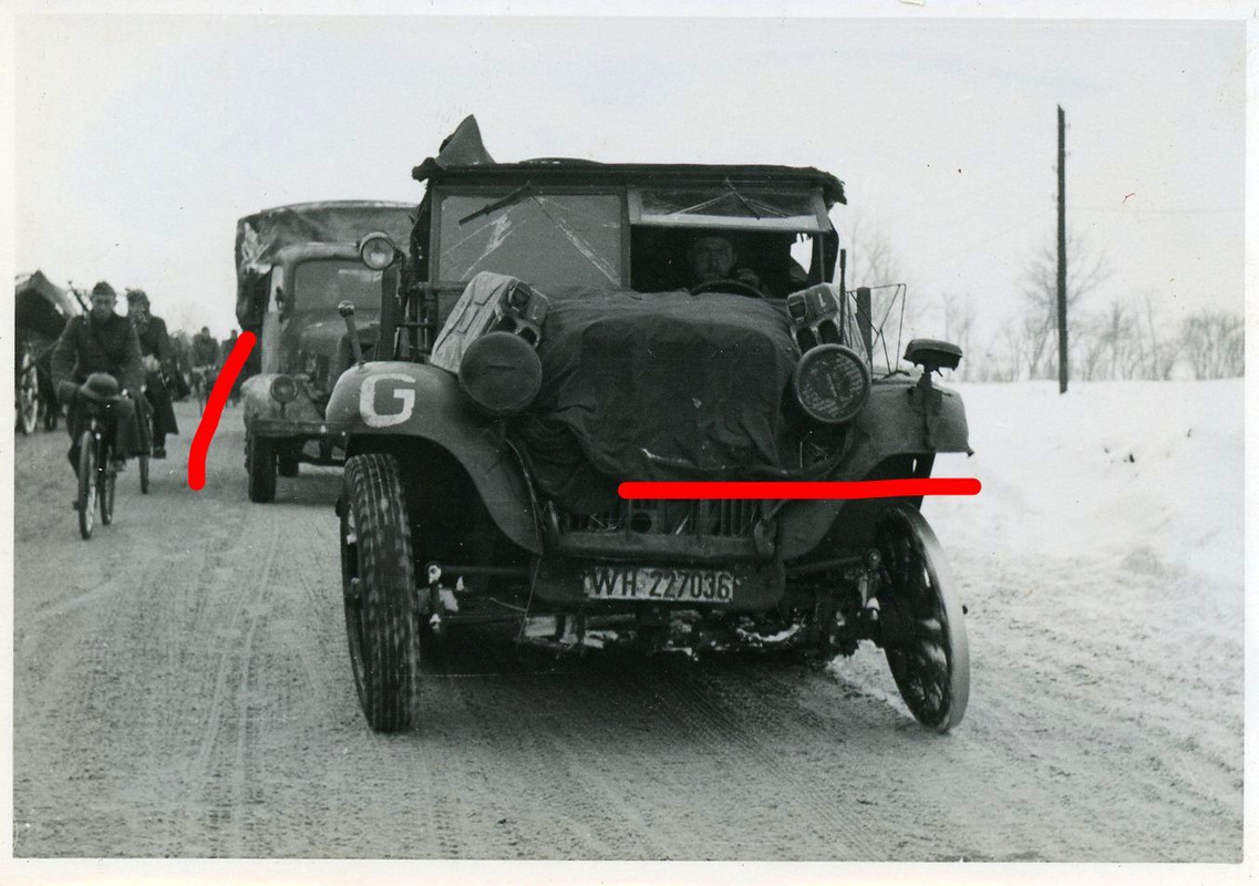Russland Winterkampf Kübelwagen Auto Wagen PKW