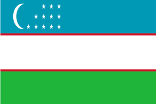 Le drapeau de Ouzbékistan