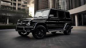 Mercedes AMG G63 black luxury XUV.