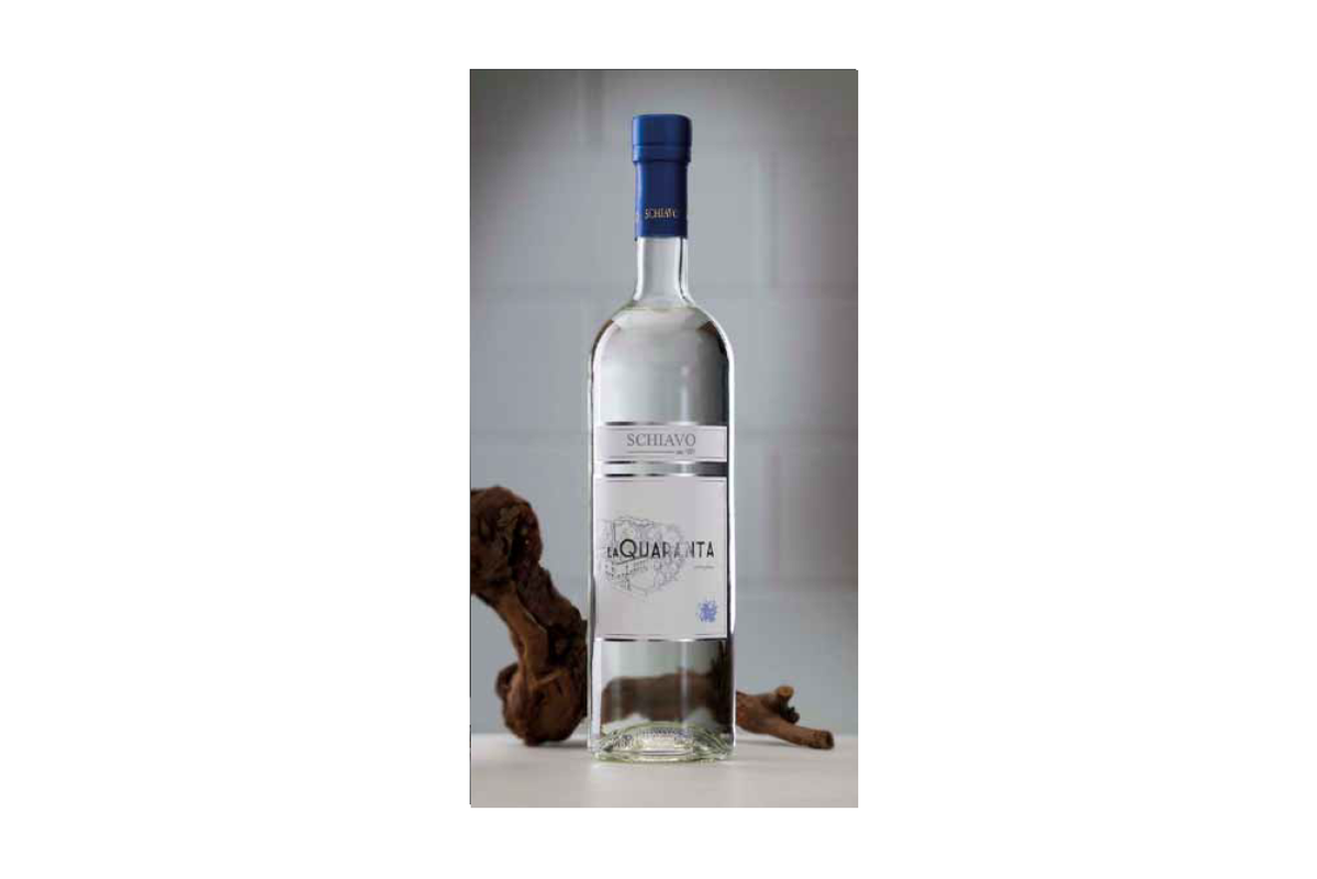 Grappa giovane la quaranta distilleria schiavo
