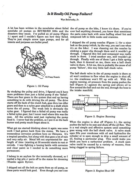 RZRD500 OWNERS GROUP NEWSLETTER VOL 6 NO 4-3