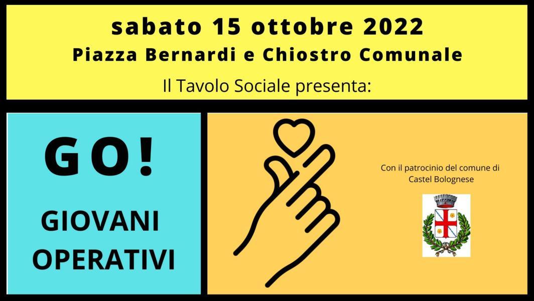 "GO! Giovani Operativi" Festa delle Associazioni sabato 15 ottobre a Castel Bolognese