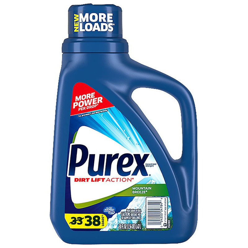 Get 50 oz Purex Laundry Detergent for .87 at Walgreens (Reg. .49)