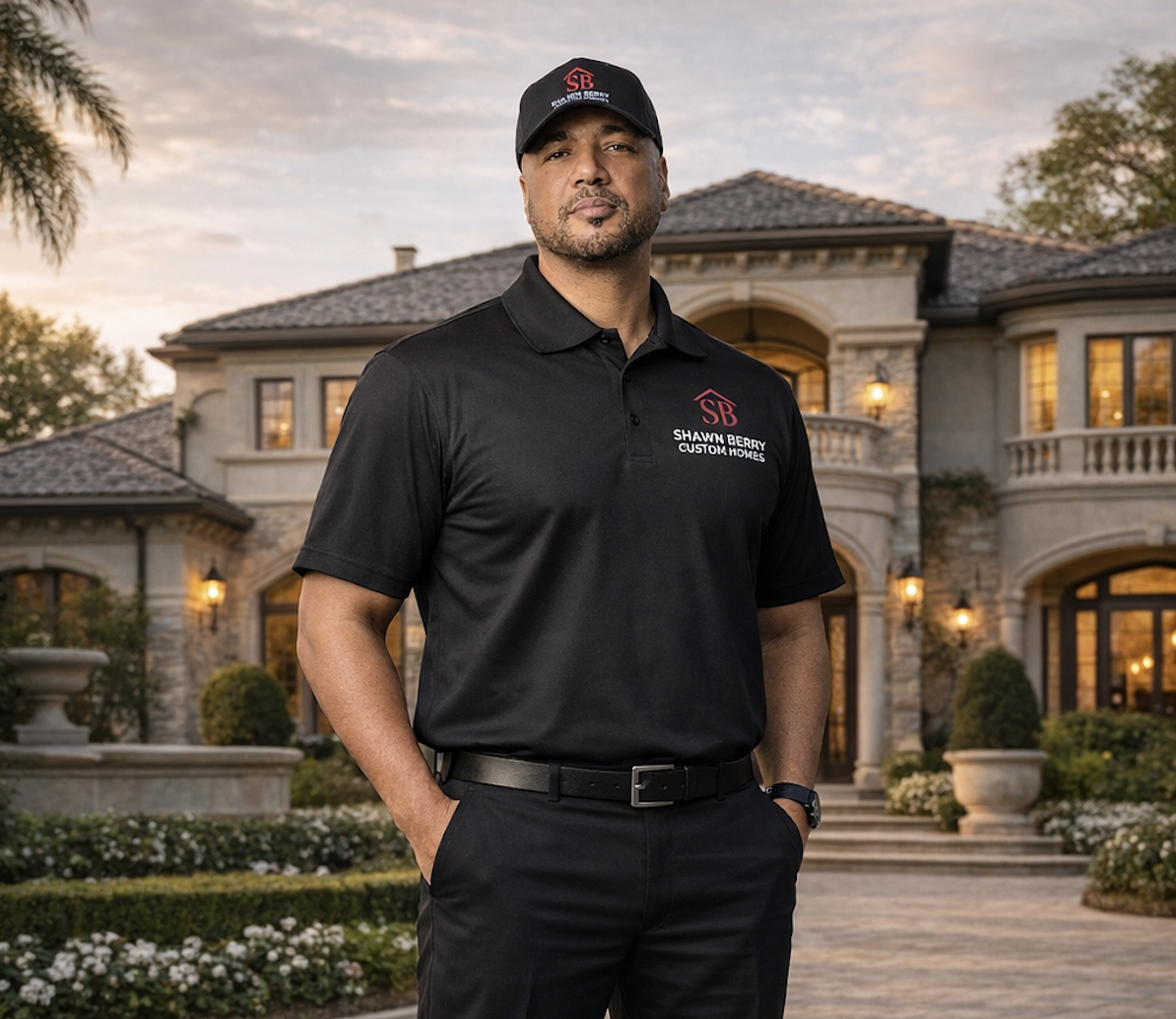 Exterior of a modern custom home