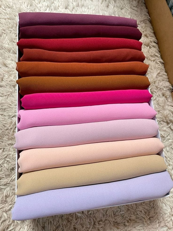 bundle of 12 Georgette Hijabs