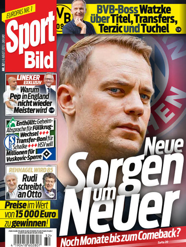 Cover: Sport Bild Magazin No 32 vom 09  August 2023