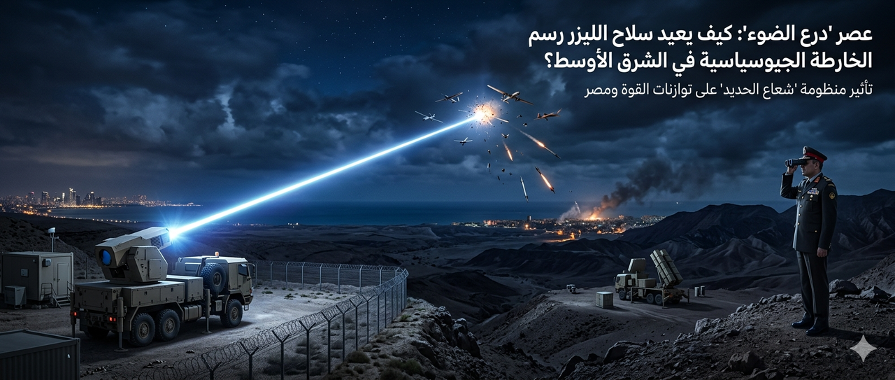 عصر "درع الضوء": كيف يعيد سلاح الليزر رسم الخارطة الجيوسياسية في الشرق الأوسط؟