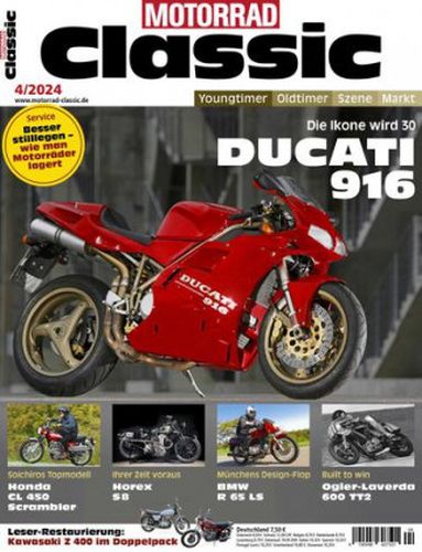 Cover: Motorrad Classic Magazin No 04 April 2024