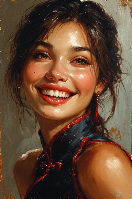 Oil-portrait-close-up-of-a-bea-1