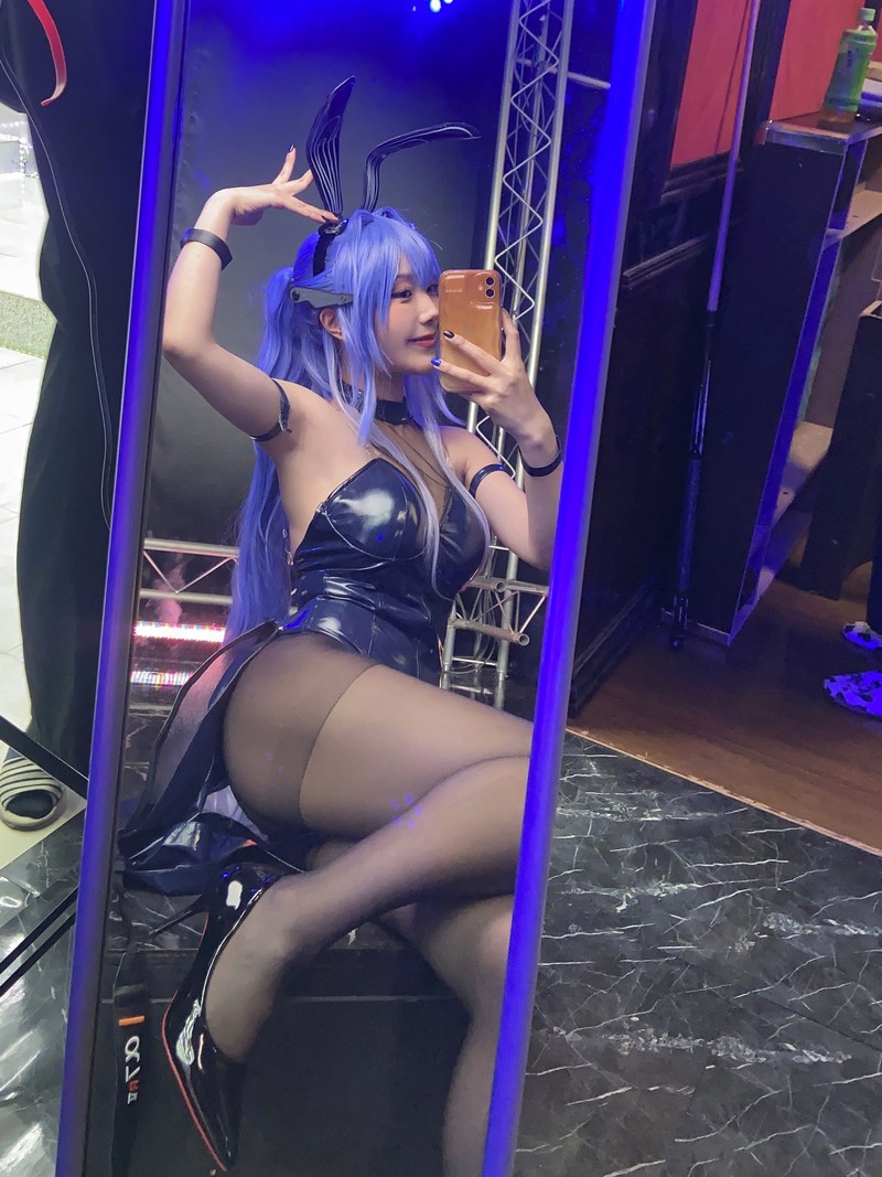 切切Celia 花园兔女郎 Bunny Cosplay 高清写真图集 41P插图1