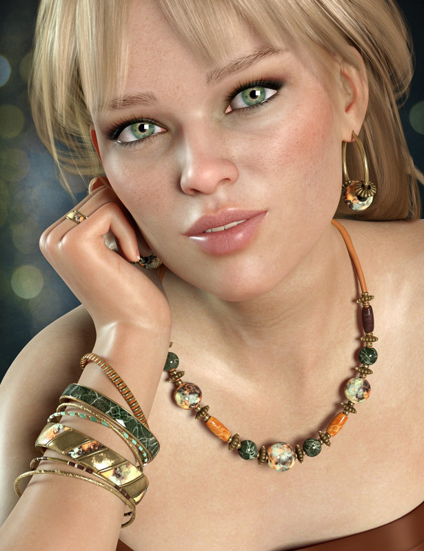 Colorful Jewelry for Genesis 8 Female(s)