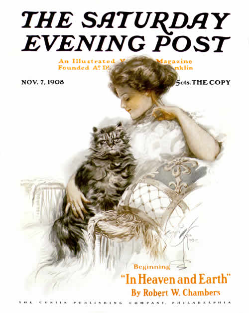 007-The-Saturday-Evening-Post-cover-September-1908-by-Harrison-Fisher