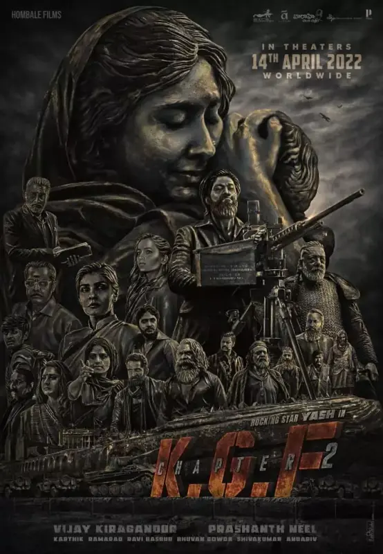 KGF Chapter 2 Hindi Dub 2022 / 720p, 1080p, 60FPS, 2160p 4K SDR and HDR / Free Download