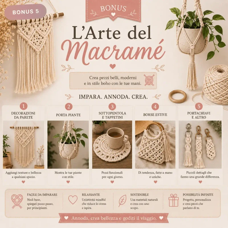 L'arte del macramè