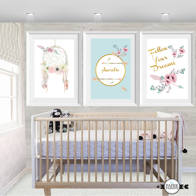 Details About S Nursery Wall Prints Dreamcatcher Bohemian Details About S Nursery Wall Prints Dreamcatcher Bohemian