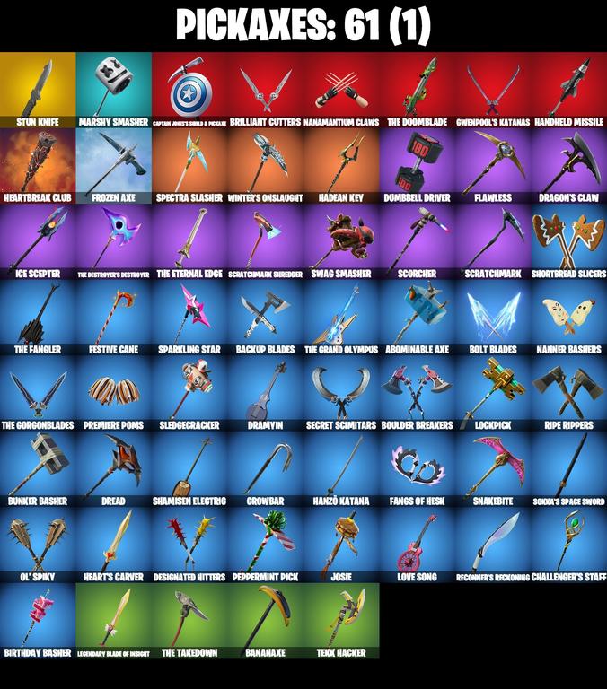 pickaxes comp