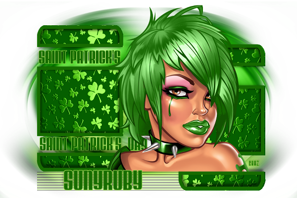 Suny-Ruby-SPDGreen-Hair