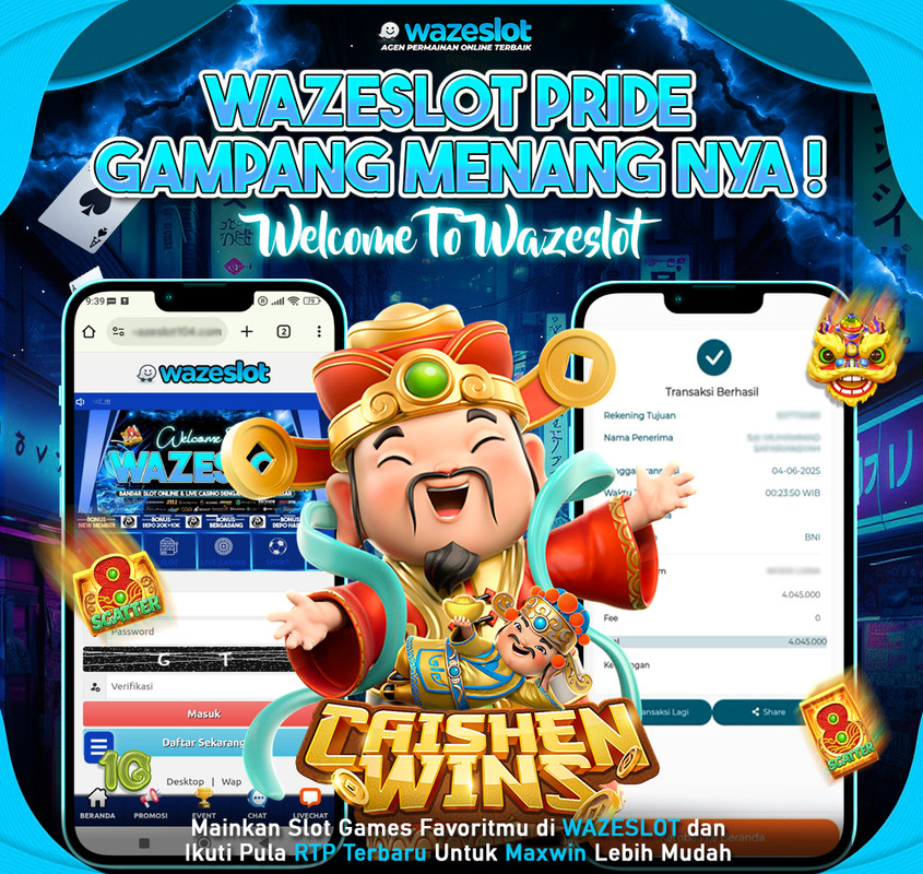 BUKTI KEMENANGAN 04 JUNI 2025 DI GAME CAISHEN WINS