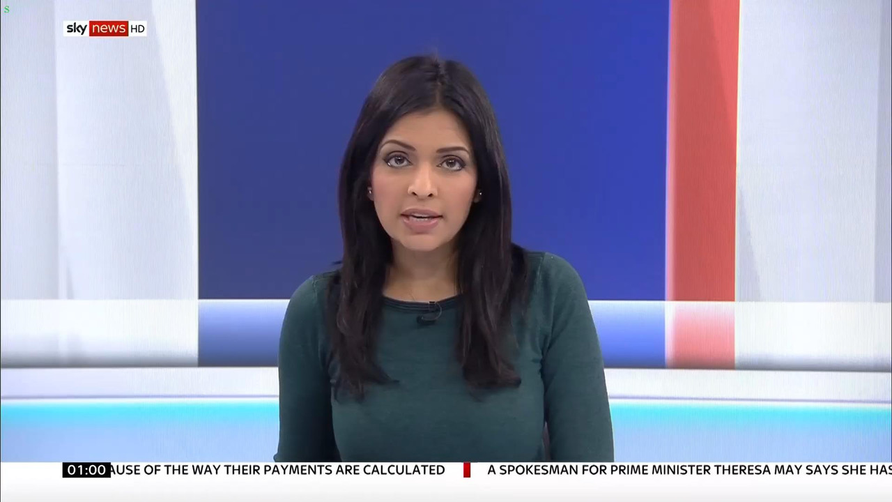 12 January - 01.00.00 - Sky News. News reports on the big storie