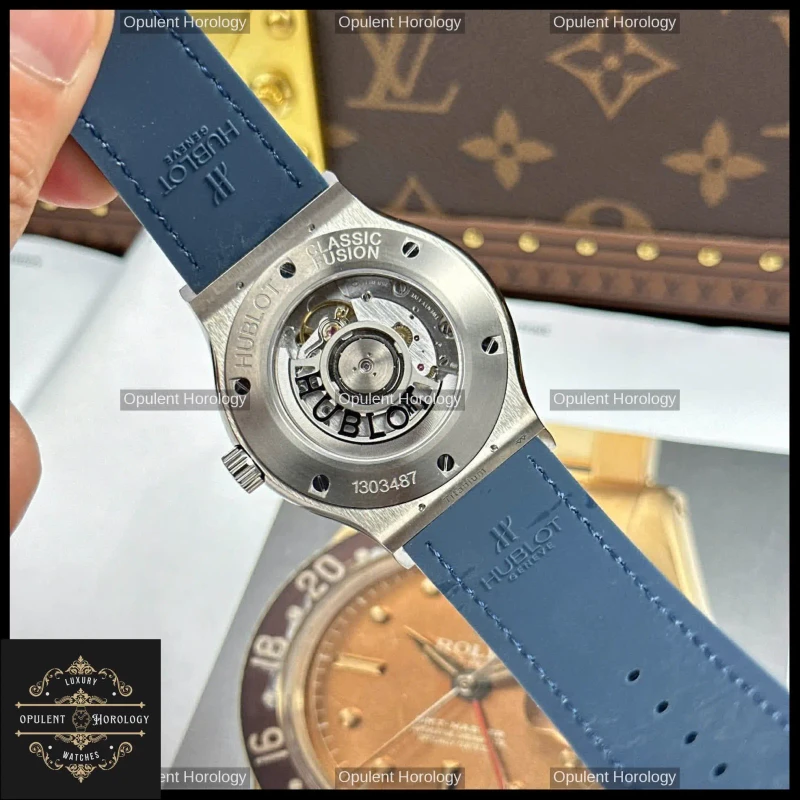 Hublot Classic Fusion 42mm Blue Titanium Ultra-Lightweight Automatic Watch