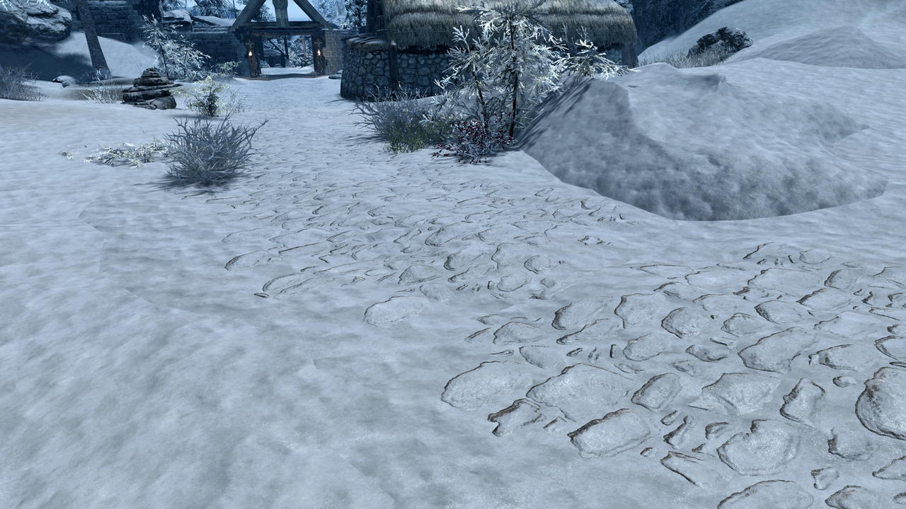 5 No BDS, bEnableProjecteUVDiffuseNormals=1, bEnableImprovedSnow=0