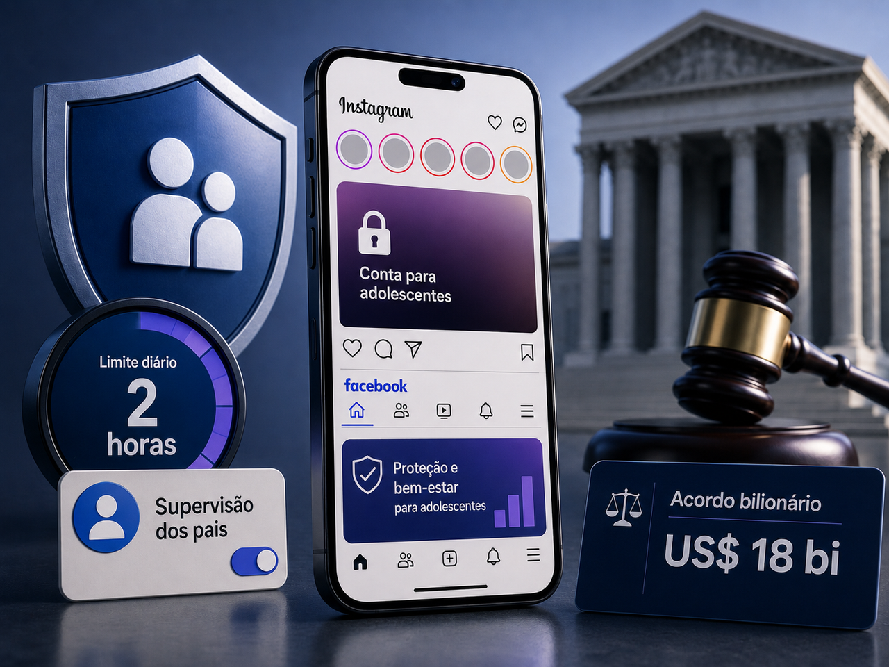 A Meta decidiu encerrar uma das disputas judiciais mais perigosas de sua história nos Estados Unidos.