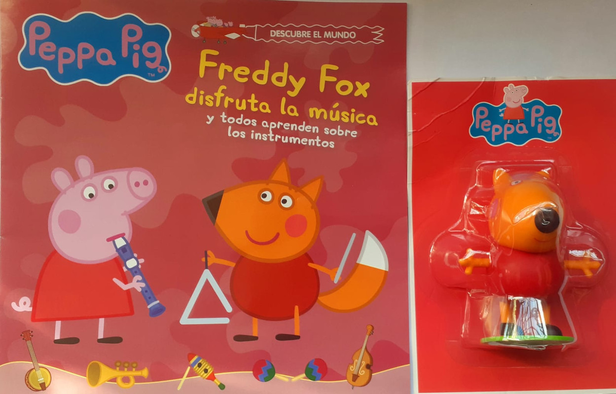 PEPPA PIG, FREDDY FOX DISFRUTA DE LA MUSICA+ MUÑECO