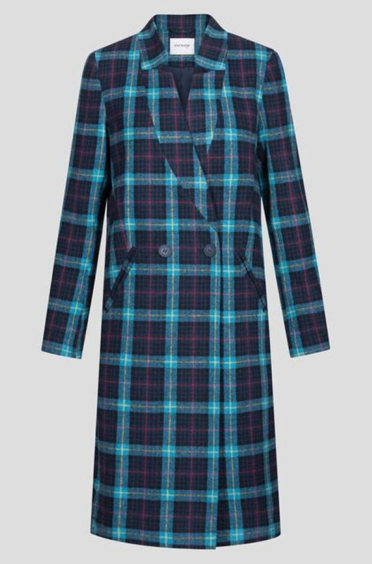 Orsay karirani dvoredni kaput