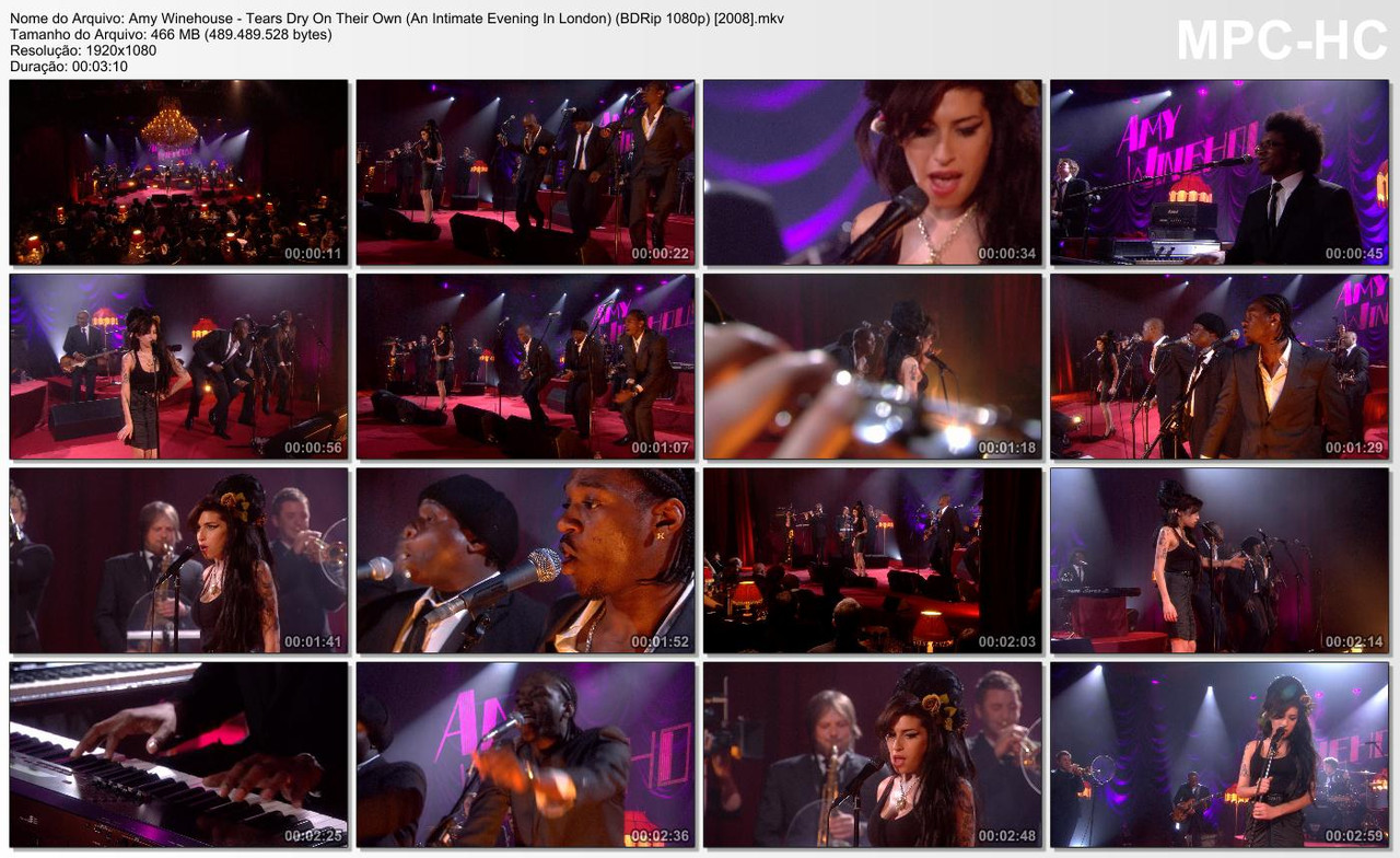 Amy Winehouse - Tears Dry On Their Own (An Intimate Evening In London) (BDRip 1080p) [2008]