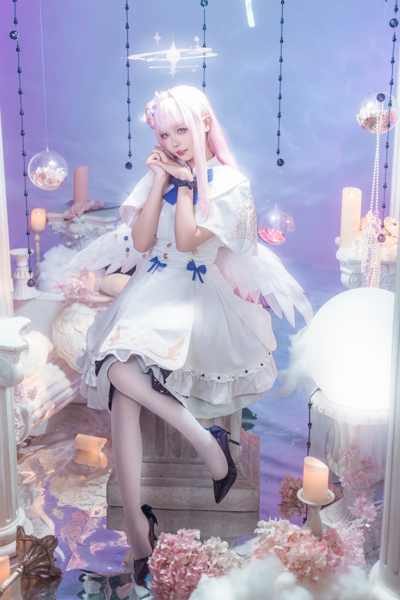 艾西Aiwest 碧蓝档案圣园未花Cosplay写真图集 高清美图合集 40P (415.8M)插图4