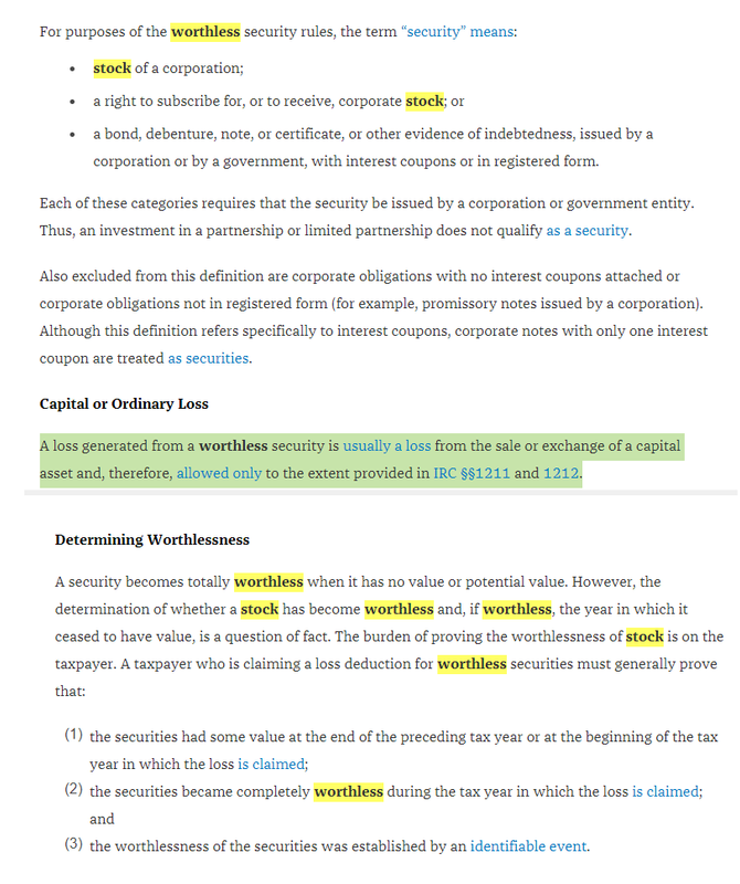 For those of you who lost all your money investing in bankrupt