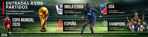 Banner Entradas Mundial 2026