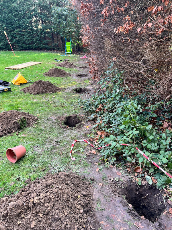 Fence post installation by MW Handyman