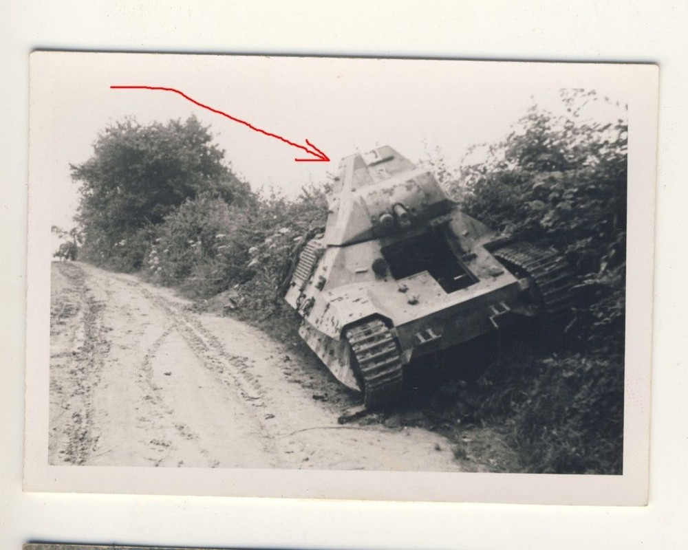 Foto Westfront - vermutlich zerstörter BELGISCHE