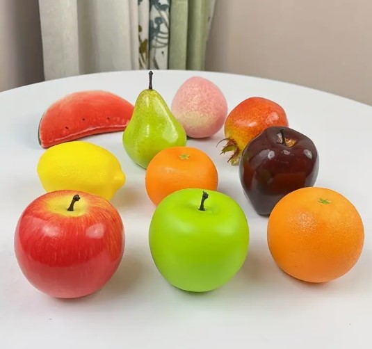 Frutas Artificiales realistas natural frutas plásticas para hogar decorar locaciones 