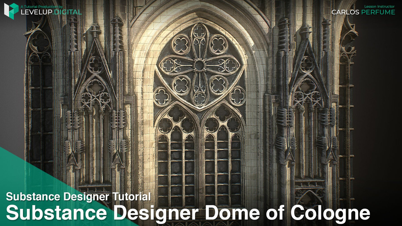ArtStation  - Substance Designer Dome of Cologne with Carlos Perfume