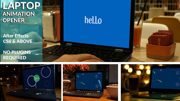 VideoHive - Animated Laptop Opener 20970542