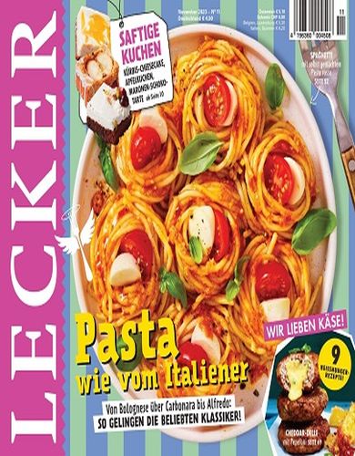 Cover: Lecker Kochmagazin November No 11 2023
