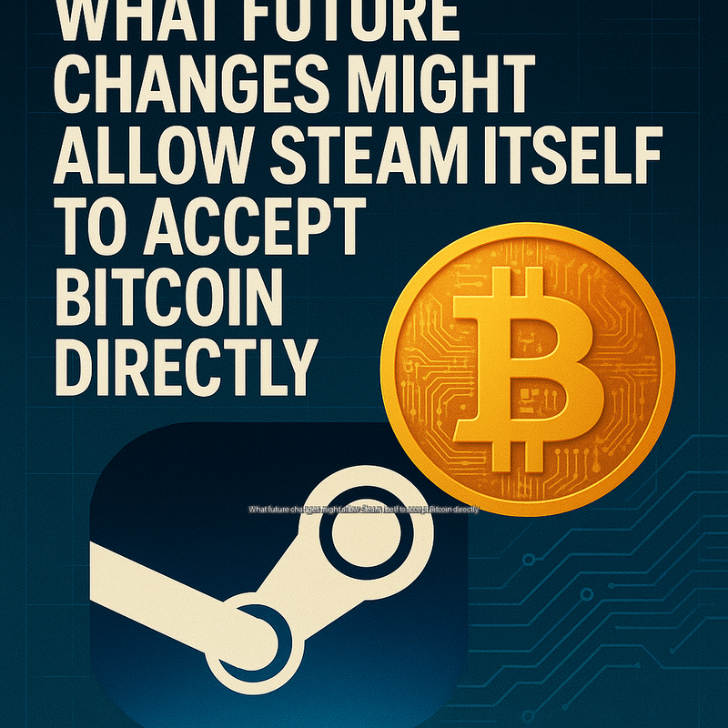 What future changes might allow Steam itself to accept Bitcoin directly